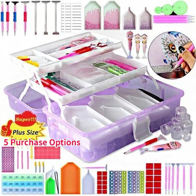 5d Diamond Painting Accessories Storage Box  5d Diamond Painting Kit  Accessories - Diamond Painting Cross Stitch - Aliexpress