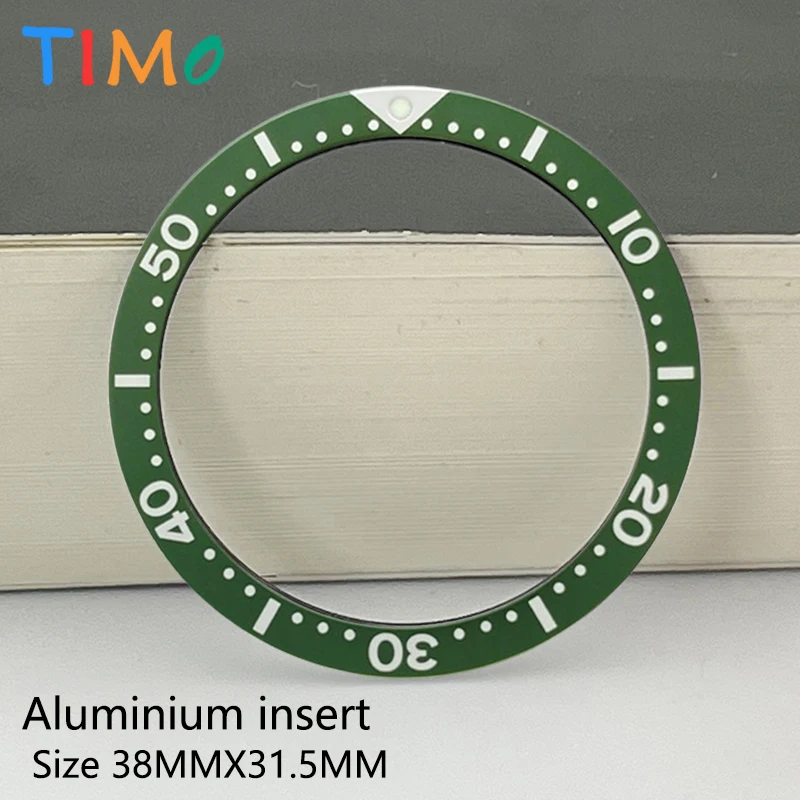 Premium 38x31.5mm Aluminum Bezel Insert