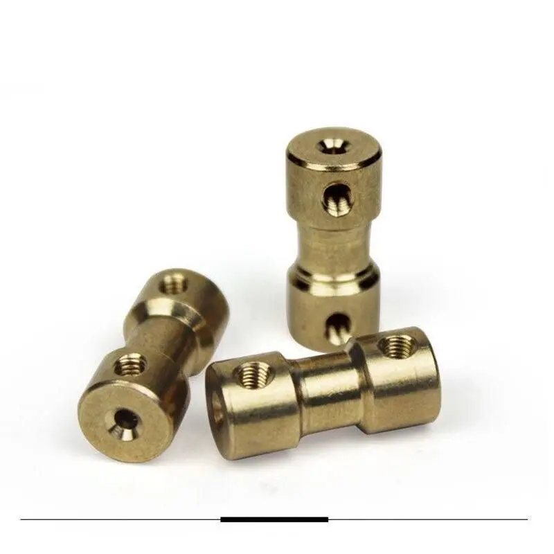 Brass coupling connecting shaft transmission parts motor motor shaft extension connector metal model aviation model car ac