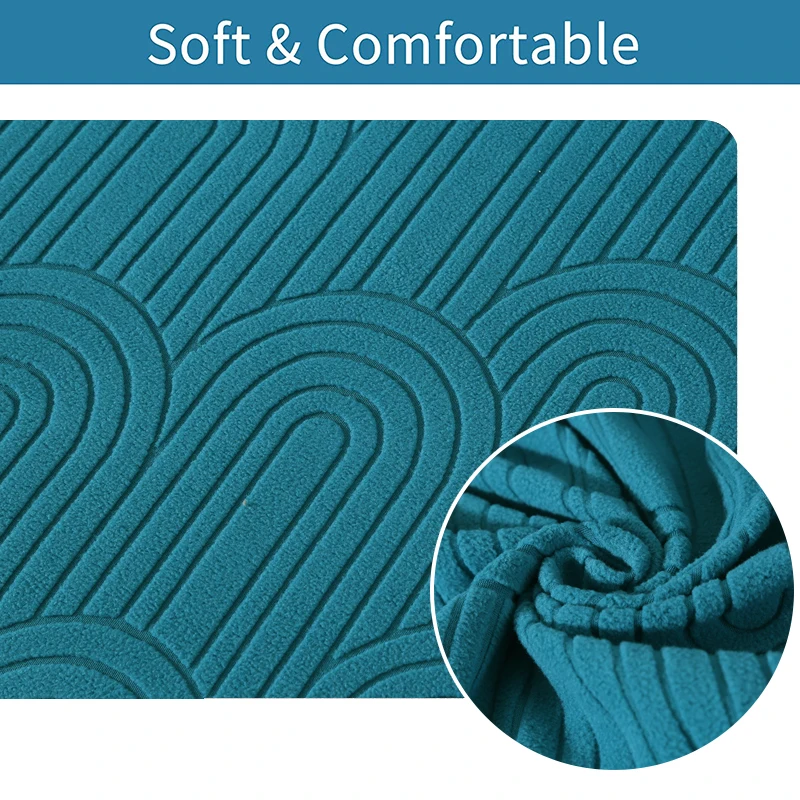 Jacquard Sofa Bed Cover No Handrails Sofa Cover for Living Room All-inclusive Stretch Armless Folding Furniture Bench Cover 4