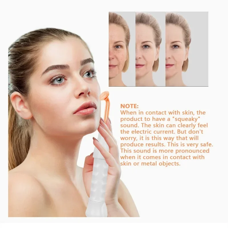 New Glass Tube High Frequency Electrode Wand w/Neon Electrotherapy Acne Spot Remover Home Spa Beauty Device Facial Therapy Wand