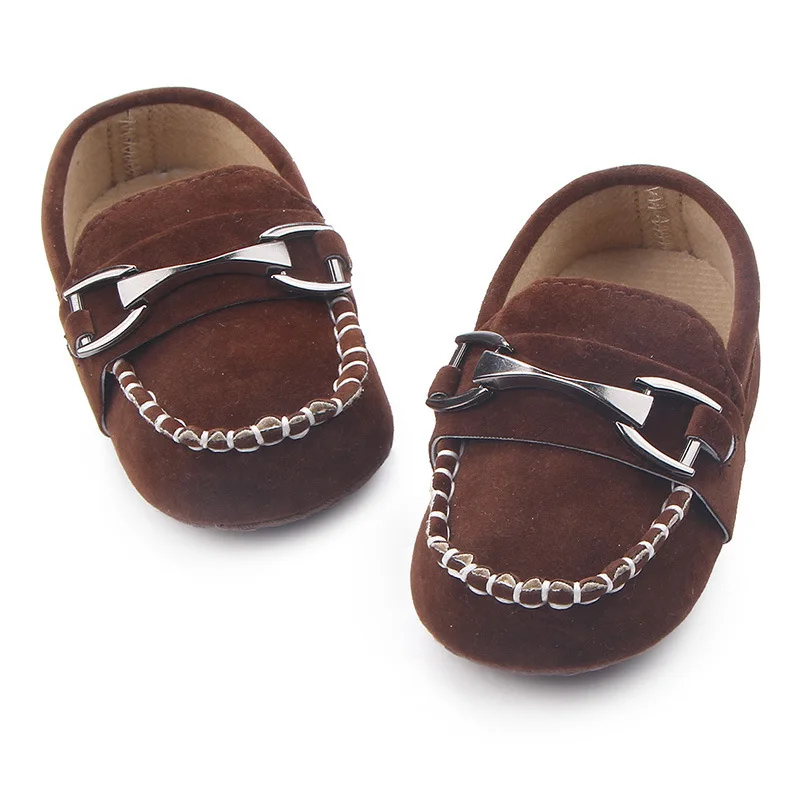 New Baby Boy Girl Shoes Boy Small Leather Shoes Toddler Soft Sole Anti-slip First Walkers Infant Newborn Crib Shoes Moccasins 3