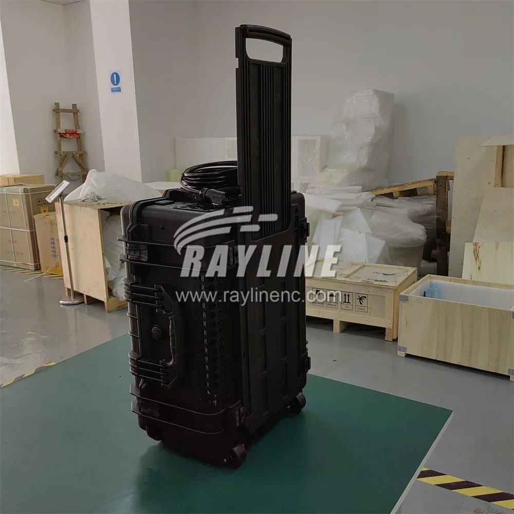 RAYLINE Handheld Portable Pulse Laser Cleaning Machine Type Light Weight Pulsed Rust Removal Cleaning Rust Removal Metal