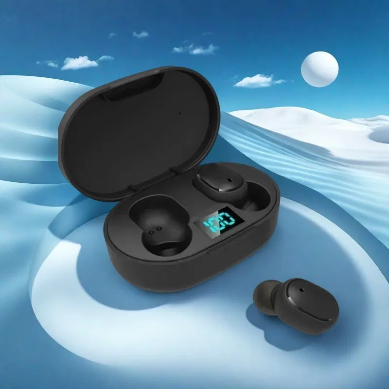 TWS E6S Bluetooth Earphones Wireless bluetooth headset Noise Cancelling Headsets Microphone Headphones 1