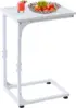 Side Table, for Couch, Bed, Chair, Living Room, Bedroom, Slides Under Sofa, Tray for Snack, Laptop, TV Dinner 4