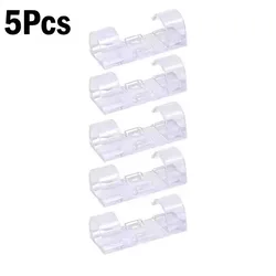 Self - Adhesive Cable Clips Organizer for Home, Office, and Car (5X - Transparet)