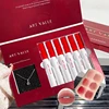 Matte Liquid Lipstick Kit Non Stick Cup Waterproof Lip Gloss Long Lasting Korean Cosmetics Makeup For Women Red Lipstick Box Set 3
