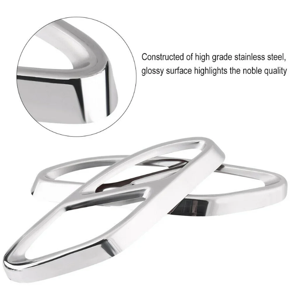 Exhaust Pipe Case Cover Trim Car exhaust cover For Mercedes Benz W204 W205 W212 W213 W176 X253 GLC GLA