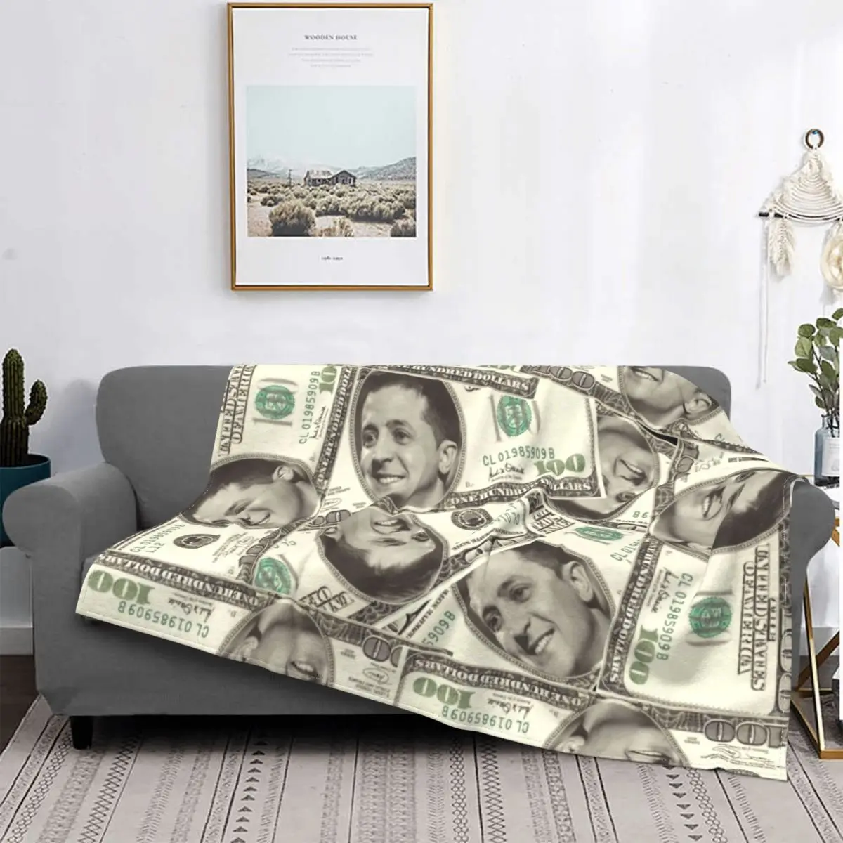 Blanket Warm Fleece Soft Flannel President Of Ukraine Ukrainian Throw