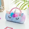 Protable Glasses Pocket Bag Cute Unicorn Plush Sunglasses Totes Pouch Winter Eyewear Case Compression Folding Purse Lovely 3