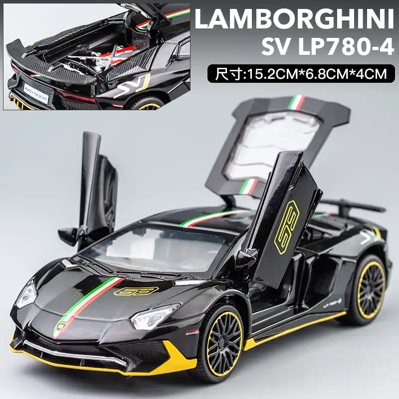 1:32 Lamborghini Aventador SVJ LP780-4 Super Sports Car Alloy