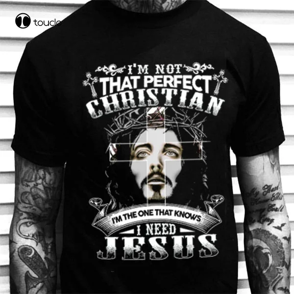 2021 Christian Jesus Shirt Non Sono Così Perfetta Maglietta Cristiana T-Shirt Unisex