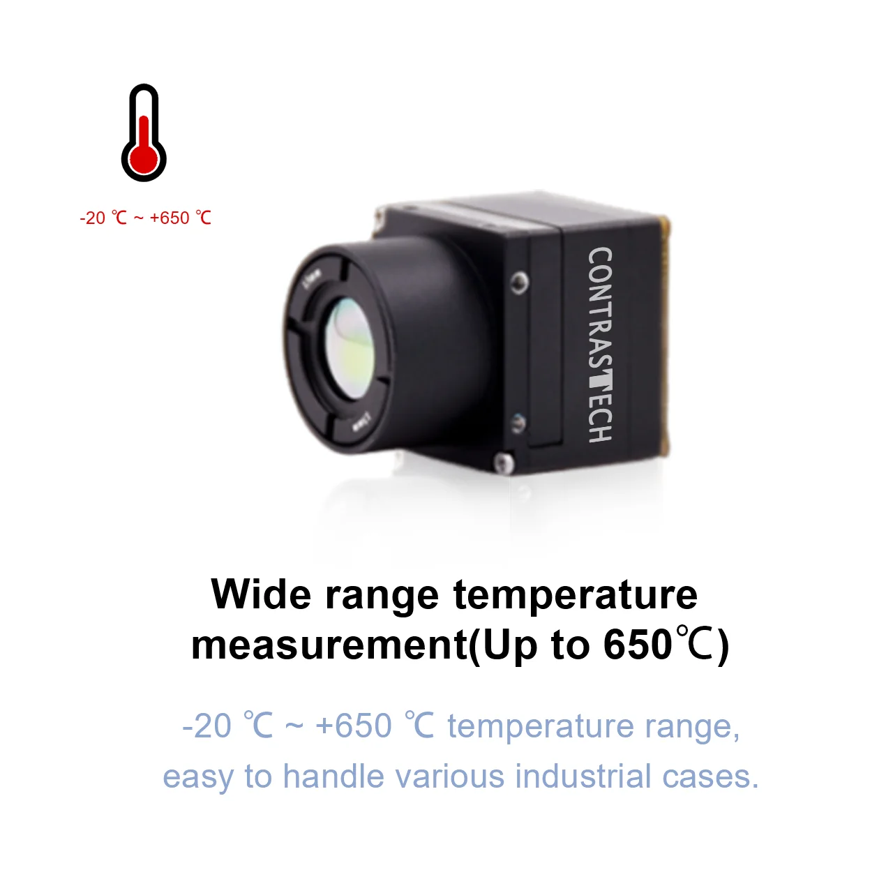 FPV 0.8-1.4μm Spectrum 640 x 512 50Hz Radiometric LWIR Thermal Camera Module for Drone UAV Contrastech 4