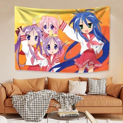 Kawaii Anime Tapestry: Lucky Star Izumi Konata Japanese Home Decor Wall Hanging Carpet - 90x150cm (4)