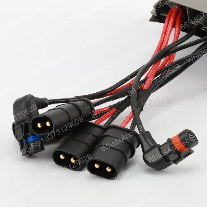 Module distribution alimentation DJI Agras T25 installé sur un drone agricole, intégration au châssis.
