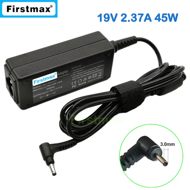 Ben depressief Voorloper roterend 19v 2.37a Laptop Charger Ac Power Adapter For Medion Akoya E1231t E1232t  P2241t S6213t S6214t 3.0mm - Laptop Adapter - AliExpress