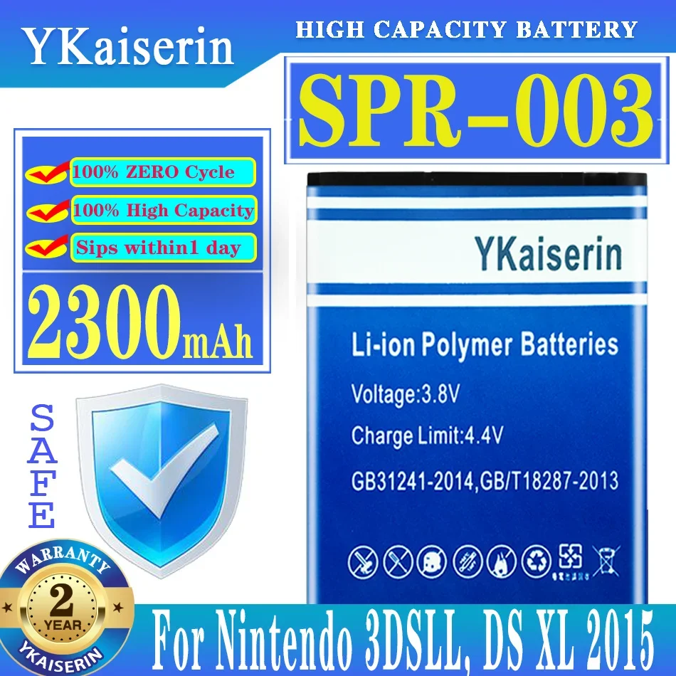 

YKaiserin Battery SPR-003 SPR003 2300mAh for Nintendo 3DSLL DS XL 2015 NEW 3DSLL SPR-001 SPR-A-BPAA-CO Batteries