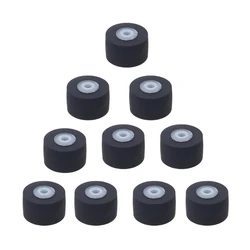 10pcs/Pack Cassette Radio Movement Pinch Roller Rubber Tape Wheels for Video Devices Simple Installation,10-6-1.5mm