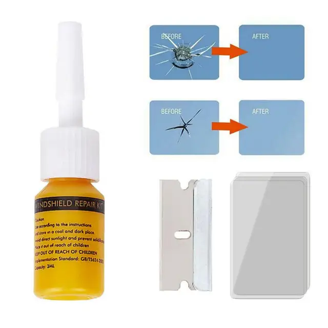 KIT RÉPARATION RÉSINE Pour Verre Fissuré Rayé Éclat Pare-Brise Écran  Téléphone EUR 4,99 - PicClick FR