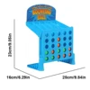 ZK30 4 Shots Connect Board Game Kids Children Family Match Game Christmas Xmas Training Educational Toy Finger Shooting Game 5