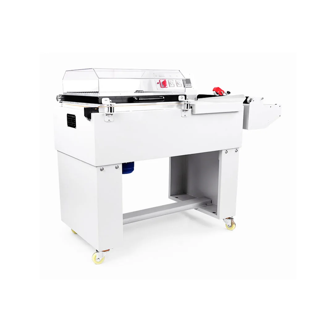 Semi Automatic Manual Thermal Cutting L Bar Heat Sealing Shrink Oven Wrapping Packaging Machine