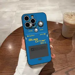 Guitar Pedal Design Shockproof Silicone Phone Case - iPhone 12 Mini (-1)