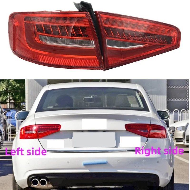 

For AUDI A4 B9 2013 2014 2015 LED Rear Taillight Housing Brake Light Reversing Lamp Assembly