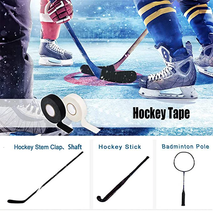 Ice hockey 3pcs Hockey Tape Ice Hockey Stick Tape Safety Cotton Enhances Sports NonSlip Ball Club Elbow Field Stick