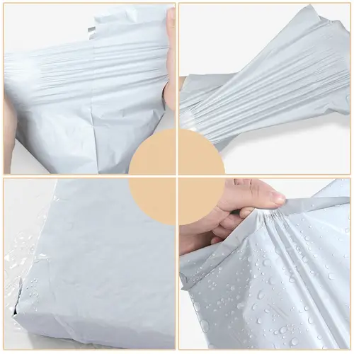 50pcs/Lots White Courier Bag Express Envelope Storage Bags Mail Bag Mailing Bags Self Adhesive Seal Plastic Packaging Pouch - Image 2