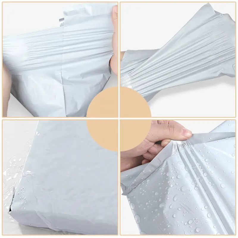 50pcs/Lots White Courier Bag Express Envelope Storage Bags Mail Bag Mailing Bags Self Adhesive Seal Plastic Packaging Pouch - Image 2