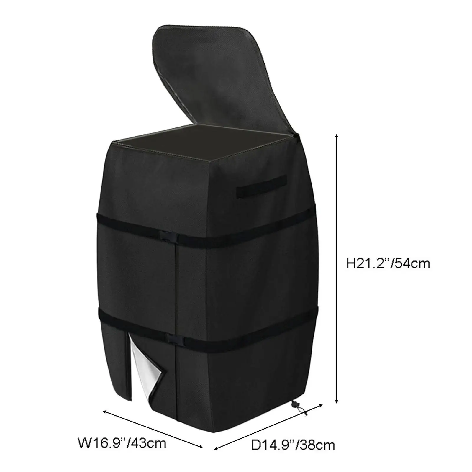 Hot Tub Cover Heavy Duty Windproof SPA Cover With Storage Bag Patio Furniture 43cmx38cmx54cm Hot Tub Protector
