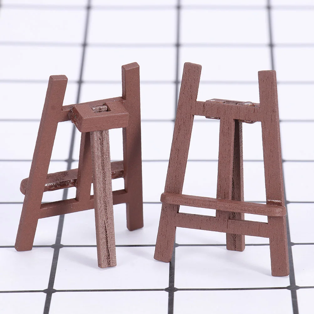 

Dinner Table Decor House Easel Furniture Decorative Wooden Miniature Decoration