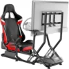 Racing Simulator Cockpit with Monitor Mount and Seat, Moza Racing Games on PS5, PS4, Xbox and PC 1
