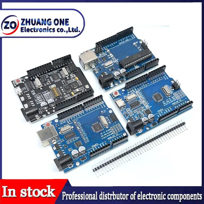 UNO R3 Official Box ATMEGA16U2 / UNO+WiFi R3 Original ATMEGA328P Chip ...