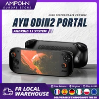 Console de jeu vidéo AYN ODIN2 PORTAL, écran OLED 7 pouces 120 Hz, sortie vidéo 4K, Android 13, batterie 8000 mAh, refroidissement par air, Qualcomm 8 Gen2 1