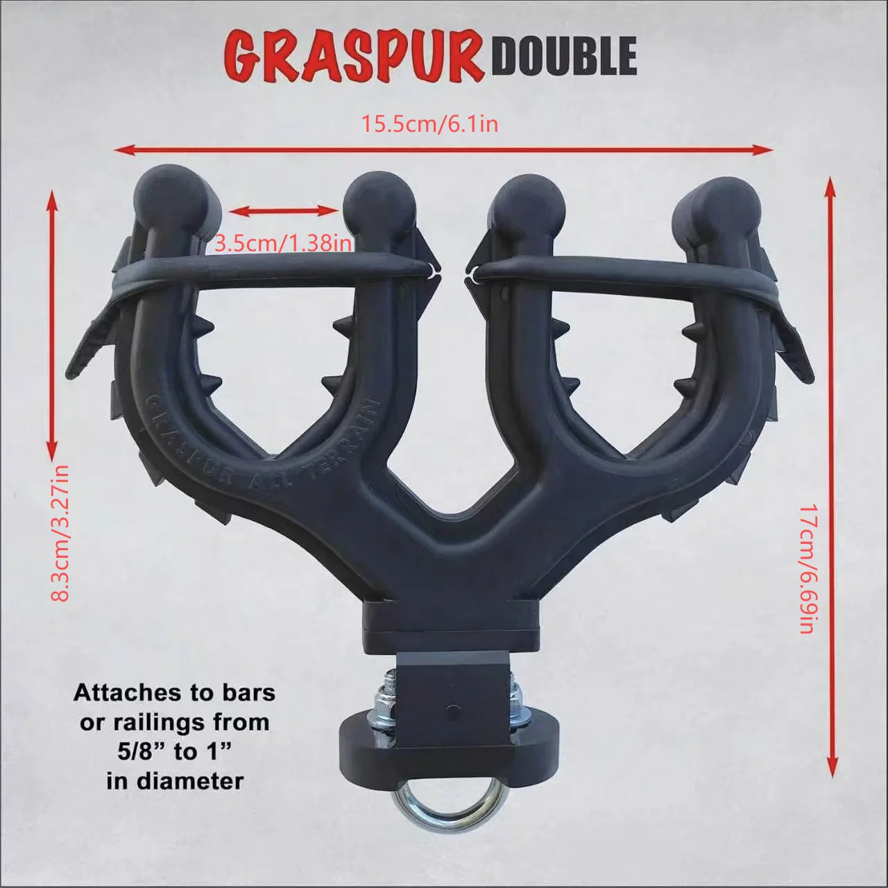  slider image of Dual ATV Gun Rack,