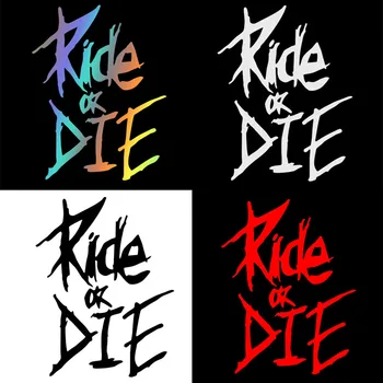 Ride or Die Bike Frame Stickers Bicycle Top Tube Waterproof Decals for MTB Bicycle Decorative Frame Bike Motorcycle Accessories 1