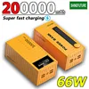 200000mAh Power Bank 66W PD QC 3.0 Charger Powerbank Large Battery Capacity Power Station Fast Charging For iPhone Xiaomi HUAWEI 1