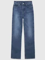 Women High Waist Zipper Jeans Casual 2023 Fall Fashion Female Long Denim Pants 2