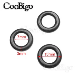 Versatile Plastic O - Ring for Apparel and Craft Accessories (7mm)