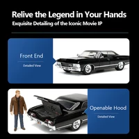 ⁦مجسم سيارة شيفروليه إمبالا 1967 سوبرناتشورال 21 سم | Supernatural 1967 Chevrolet Impala Sport Car 21cm⁩ - الصورة ⁦4⁩