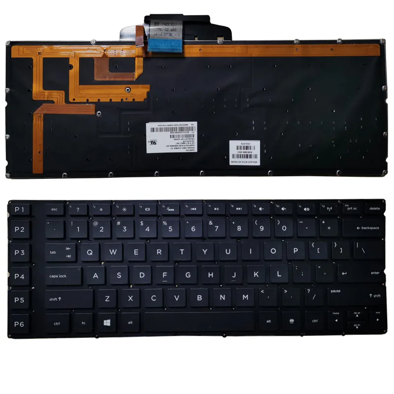 

NEW US laptop Keyboard for HP OMEN 15 15-5000 15-5020ca 15-5110ca 15-5210ca 15-5520ca US keyboard No frame