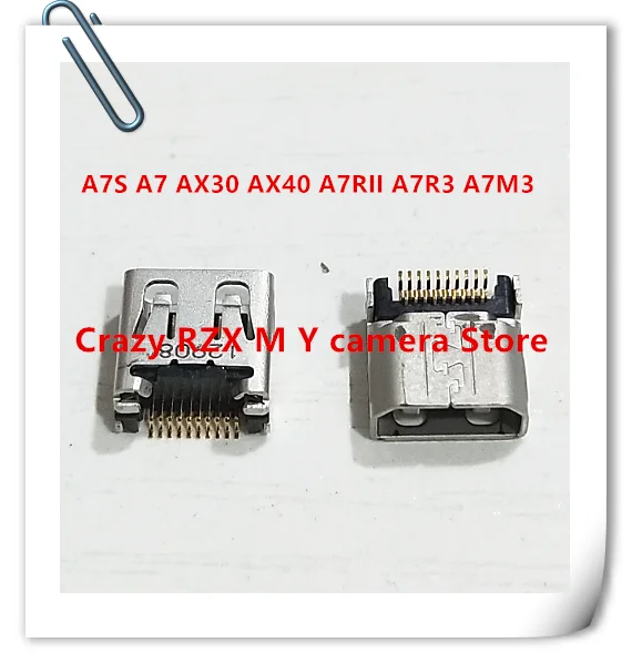 

1 шт. для Sony A7S A7 AX30 AX40 A7RII A7R3 A7M3 интерфейс Hdmi интерфейсный разъем Hd
