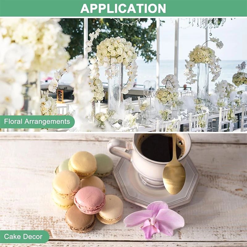 Heißer Verkauf 3/5/10Pcs Schmetterling Orchidee Künstliche Blumen für Home Zimmer Hochzeit Braut Zubehör Headwear Haar clips Diy Geschenk – Detail 6