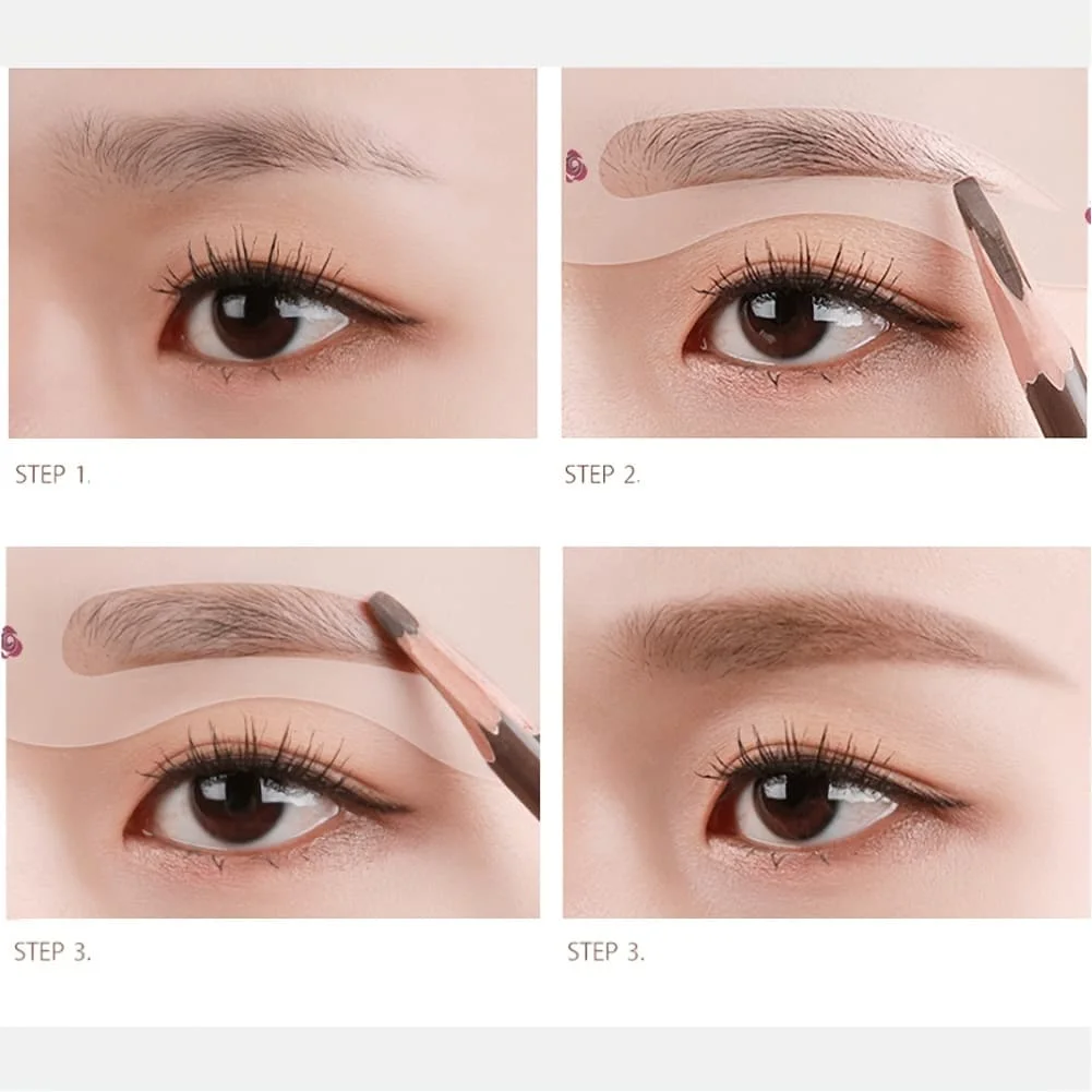 Grooming Eyebrow Stencil Kit 24 Styles for Women makeup tools,eyebrow stencil tool