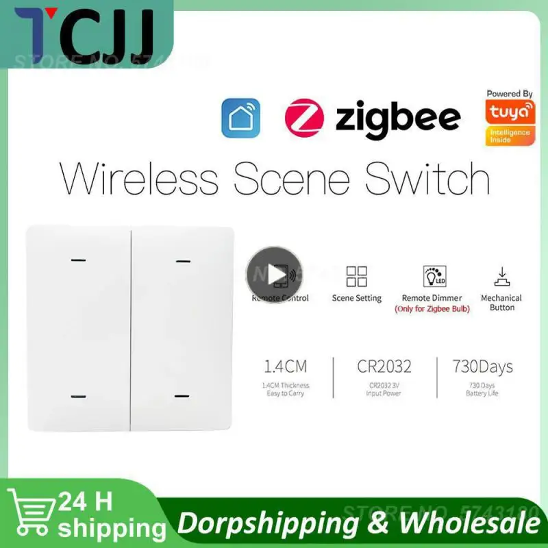 

Автоматизируйте домашнюю систему без особых усилий, удобное управление, Совместимость с умным домом Tuya, беспроводная и простая установка