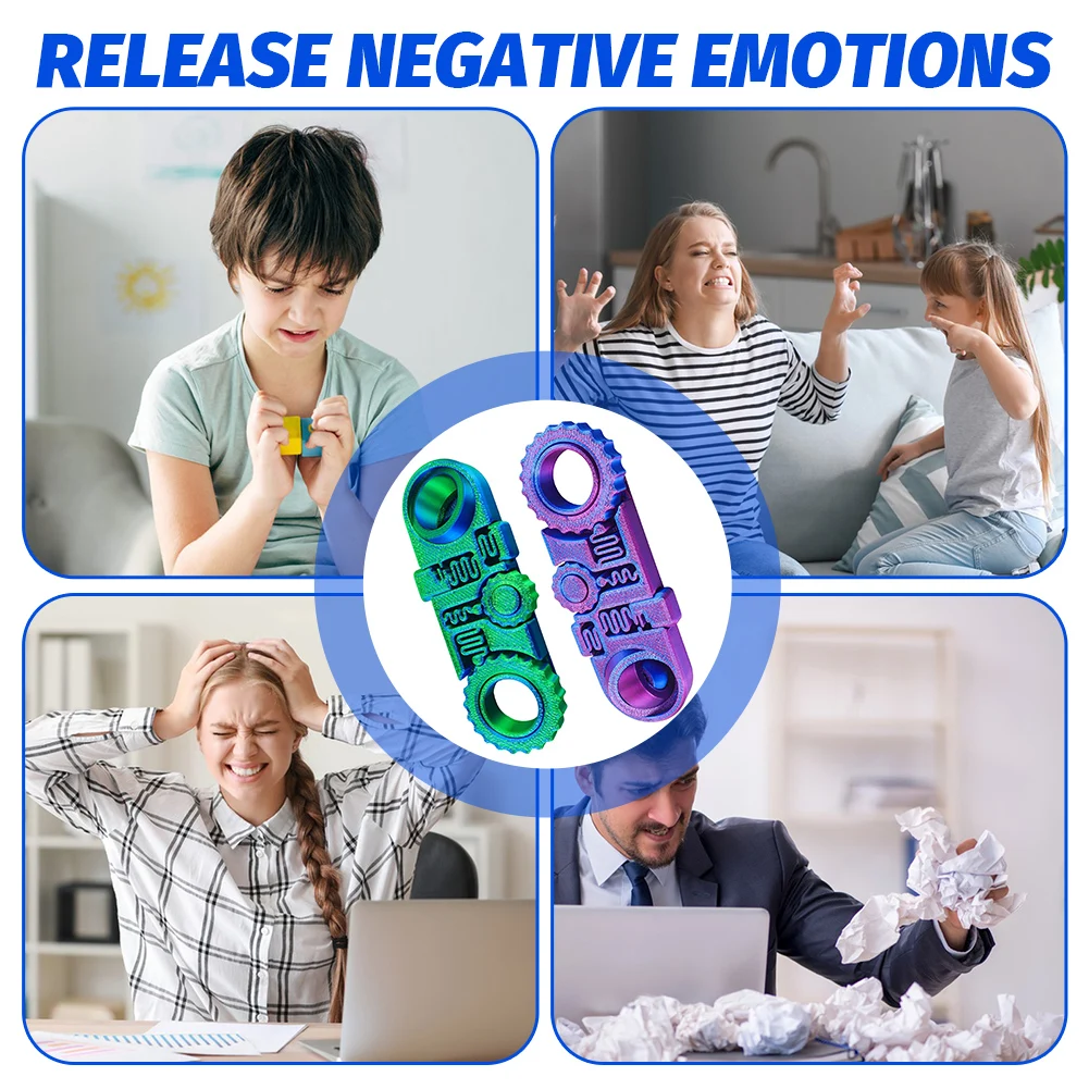 3D Printed Gearball Stress Toy Mind-Relaxing Calm Toy Stress Anxiety Relief Activity Ball Funny Novelty 3D Printed Sensory Tool