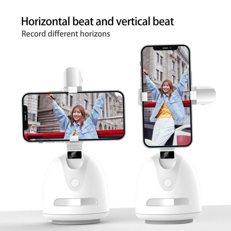 Hot 360 45 Rotation Tripod Live Smart Tracking Holder Camera Video Record Selfie Stick Mobile Phone Holder For Smartphone Selfie Aliexpress