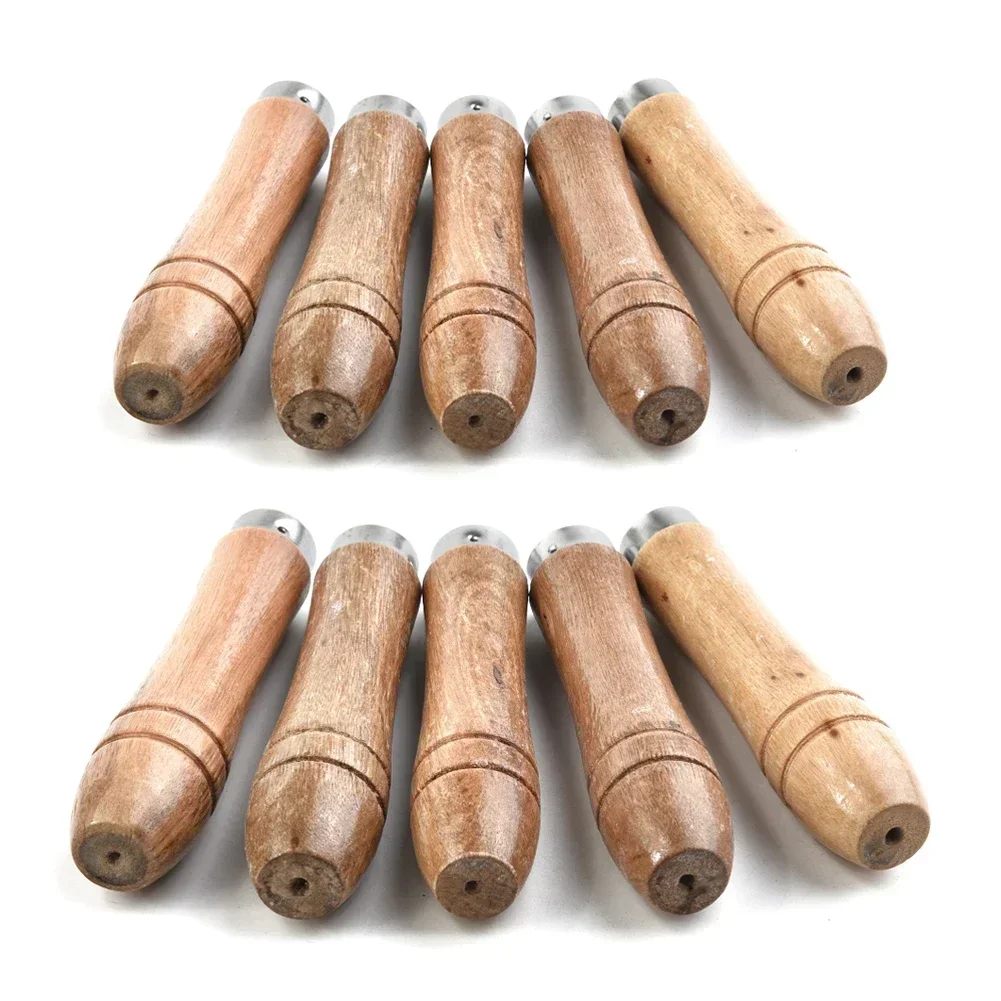 Wooden File Handle Replacement Metal Collar For File Craft Tool Wood Rasp Woodworking Polishing 10pc