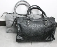 2024 Soft Pu Leather Brand Girls Shoulder Bags Black HandBags Tote New Arrival Mini Small Motorcycle Bags Crossbody for Women 1